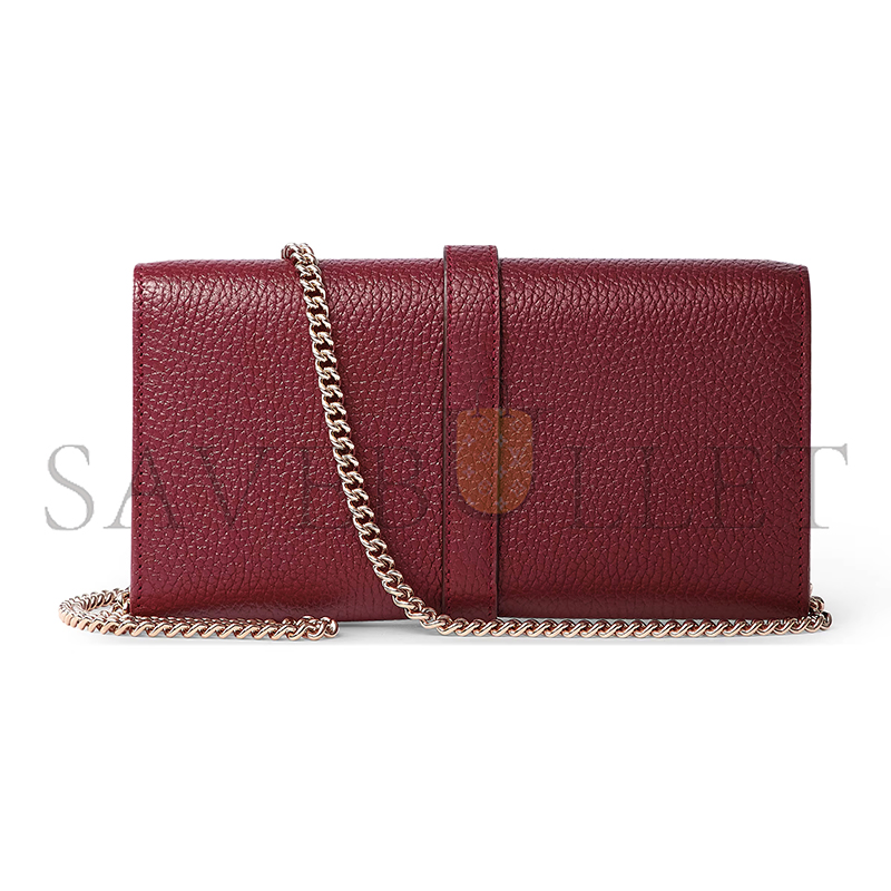 GUCCI  JACKIE 1961 WALLET ON CHAIN 652681 (19*10*3.5cm)